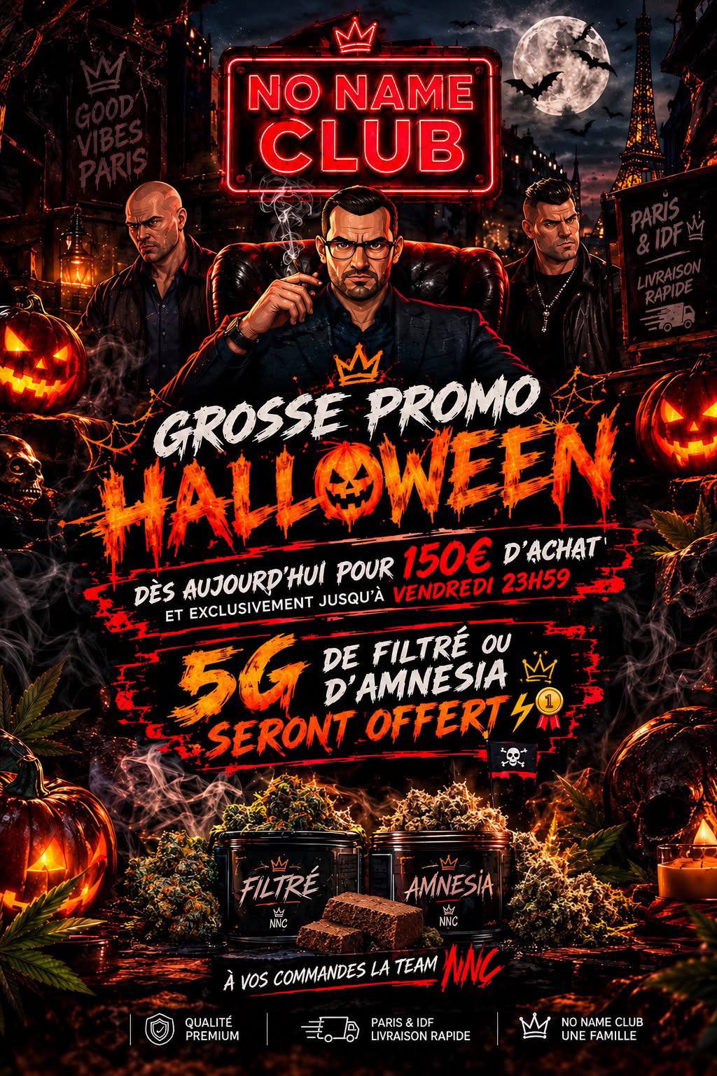 Promotion Halloween No Name Club 1